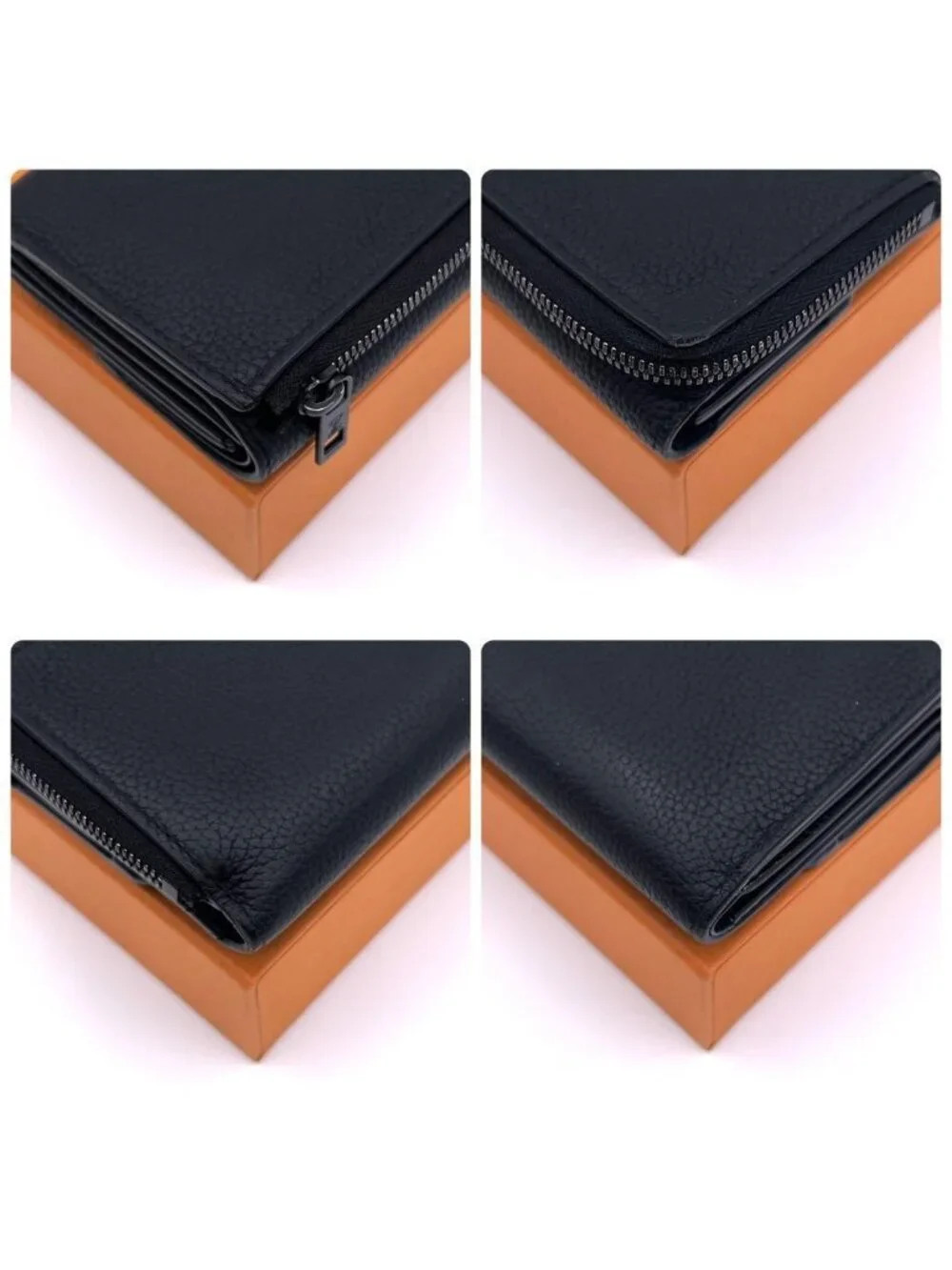 Louis Vuitton Aerogram Portefeuille Pilot Trifold Wallet Black